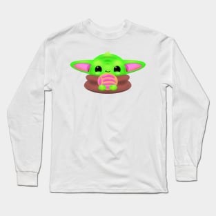 This is the way The Child eating Concha Long Sleeve T-Shirt